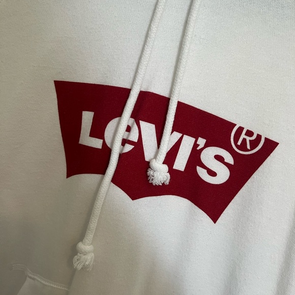 Levi’s White Graphic Hoodie - Picture 3 of 4